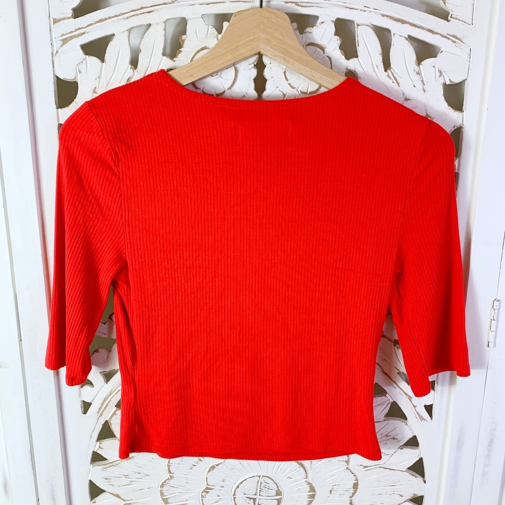 Popsugar High Risk Red Crop Top - Picture 4 of 4